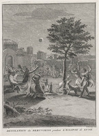 KG 12758
          <br/>
          Wanhoop van de Peruanen bij maansverduistering.
          <br/>
          <em>Cave, François Morellon (werkz. 1710 - 1765)</em>